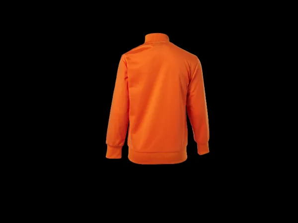 Crivit Detská tréningová futbalová bunda (oranžová, 110/116)