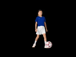 Crivit Detské funkčné futbalové šortky (biela, 146/152)