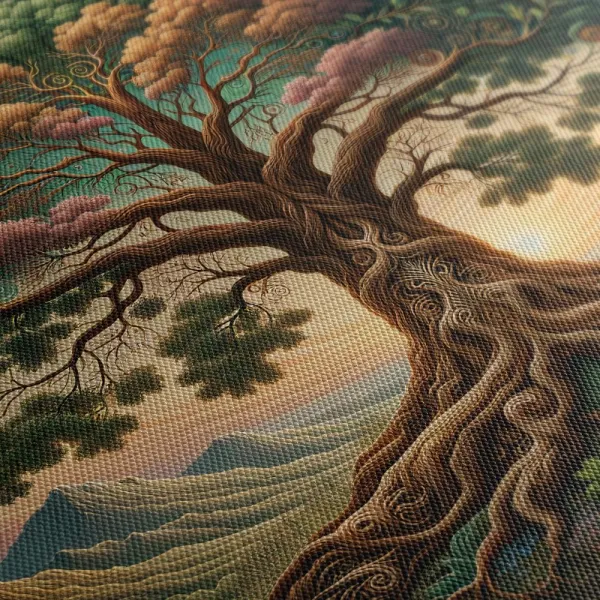 Obraz majestátny strom života v horách