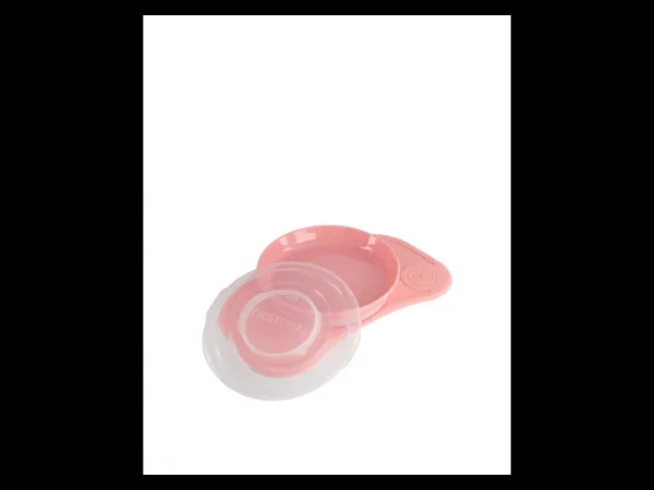 Twistshake Detská podložka s tanierom Click Mat Mini (bledoružová)