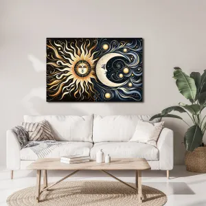 Obraz slnko a luna