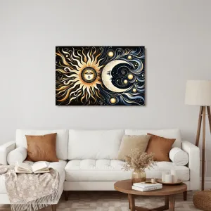 Obraz slnko a luna