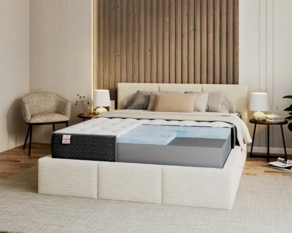 FDM Penový matrac MERIDO Silvercare | 100 x 200 cm