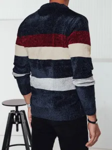 Zimný sveter pre pánov modrý