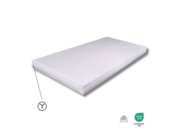 Kocot kids Detská posteľ Timon 180x80 cm s matracom biela