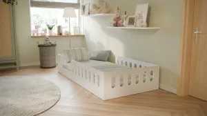 Kocot kids Detská posteľ Timon 180x80 cm s matracom biela