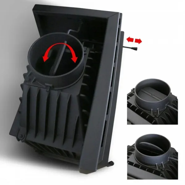Kratki Antek DECO 10 kW - krbová vložka rovná ANTEK/DECO