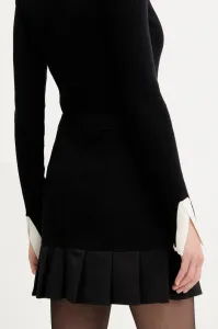 Sukňa Karl Lagerfeld Jeans Klj Pleated Mini Skirt Black