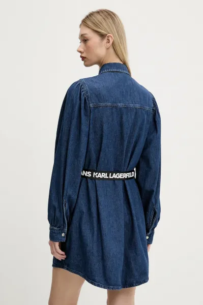 Rifľové šaty Karl Lagerfeld Jeans