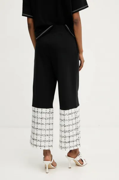Tepláky Karl Lagerfeld Boucle Mix Sweatpants Black