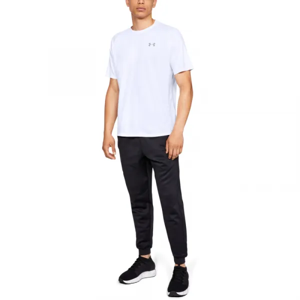 Pánske tréningové tričko s krátkym rukávom UNDER ARMOUR UA Tech 2.0 SS Tee-WHT
