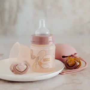 CANPOL BABIES Cumlík silikónový symetrický Light touch GOLD 18m+m 2ks ružový