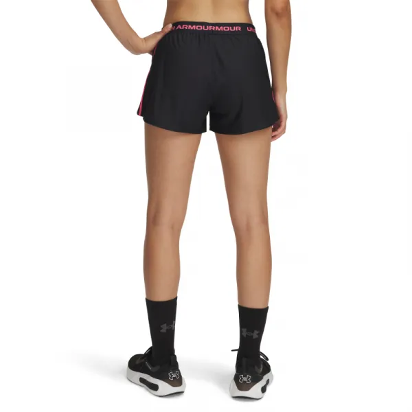 Dámske tréningové kraťasy UNDER ARMOUR Tech Play Up Shorts-BLK