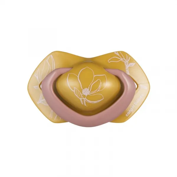 CANPOL BABIES Cumlík silikónový symetrický Light touch GOLD 6-18m 2ks ružový