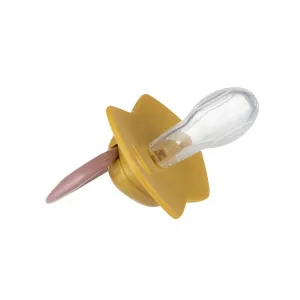 CANPOL BABIES Cumlík silikónový symetrický Light touch GOLD 6-18m 2ks ružový
