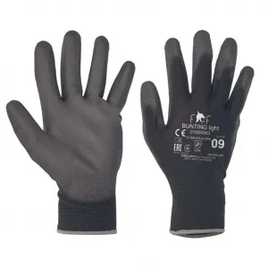 Rukavice pletené FF BUNTING LIGHT HS-04-003, čierne, veľ. 9/L