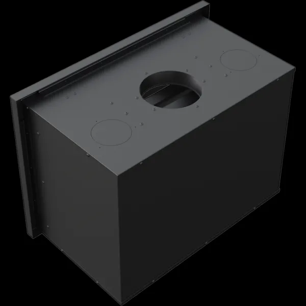 Kratki ARKE 80, čierne ohnisko - krbová kazeta s ventilátorom KASETA/ARKE/80/BLACK