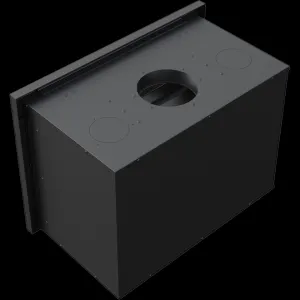 Kratki ARKE 80, čierne ohnisko - krbová kazeta s ventilátorom KASETA/ARKE/80/BLACK