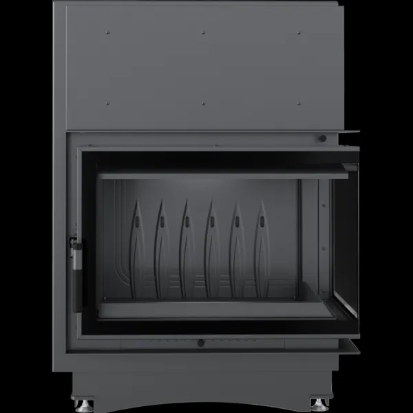 Kratki Zuzia ECO 12 kW BS DECO pravá - krbová vložka rohová ZUZIA/ECO/P/BS/DECO