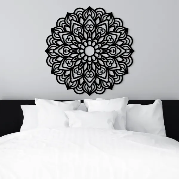 3D mandala na stenu - Hviezda