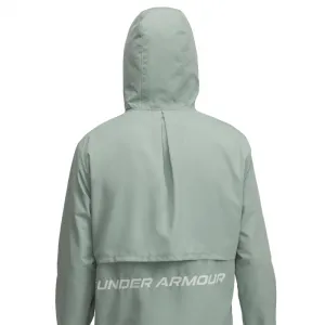 Pánska bežecká bunda UNDER ARMOUR UA Launch Hooded Jacket-GRN