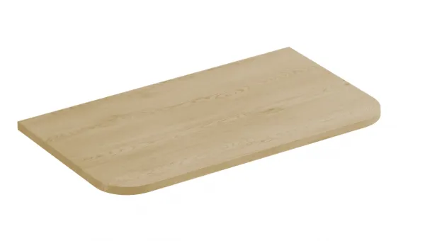 ArtCom Doska pod umývadlo OVALIA | dub cremona Typ: Doska 100 cm / 89-100