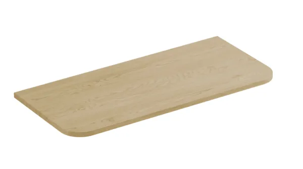 ArtCom Doska pod umývadlo OVALIA | dub cremona Typ: Doska 80 cm / 89-80