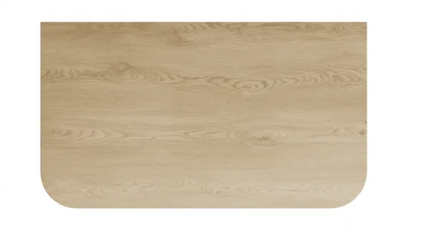 ArtCom Doska pod umývadlo OVALIA | dub cremona Typ: Doska 100 cm / 89-100