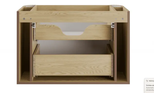 ArtCom Skrinka pod umývadlo OVALIA Cremona 82-80 | 80 cm