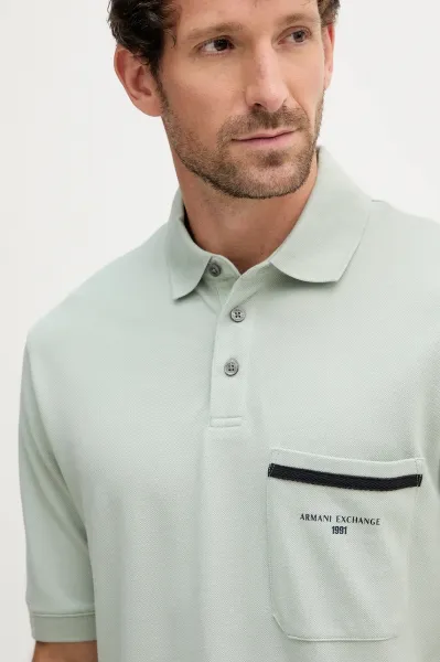 Bavlnené polo tričko Armani Exchange