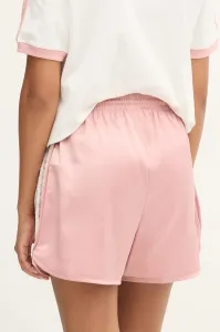adidas Ruffle 3-Stripes Satin Shorts W "Wonder Mauve" (KC8818)