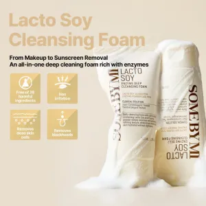 Some By Mi Lacto Soy Enzyme Deep Cleansing Foam hĺbkovo čistiaca pena s upokojujúcim účinkom 100 ml