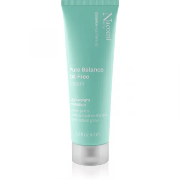 Nacomi Next Level Pure Balance nemastný hydratačný krém pre mastnú a zmiešanú pleť 40 ml