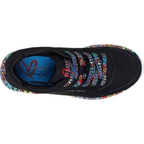 Skechers UNO LITE Detská vychádzková obuv, čierna, veľkosť