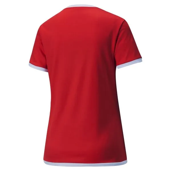 Puma TEAMLIGA JERSEY TEE W Dámske futbalové tričko, červená, veľkosť