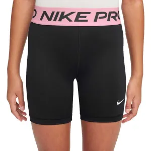 Nike PRO Dievčenské krátke nohavice, čierna, veľkosť
