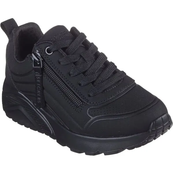 Skechers UNO LITE Detská vychádzková obuv, čierna, veľkosť