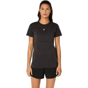 ASICS ROAD SEAMLESS SS TOP Dámske športové tričko, čierna, veľkosť