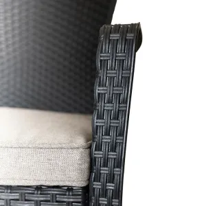 LONGWELL INDUSTRIAL LTD Sada zahradního nábytku Tarasa černá