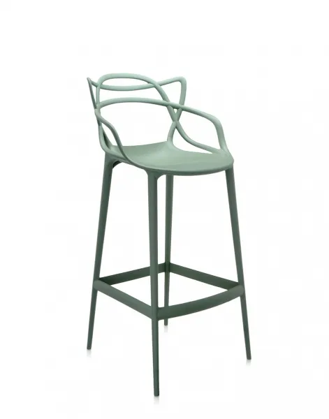 Barová stolička MASTERS, v. 75 cm, viac farieb - Kartell Farba: černá