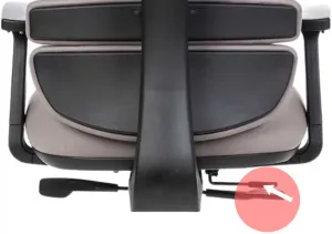 MERCURY Ergonomická kancelárska stolička SPINE tmavo sivá, s opierkou hlavy
