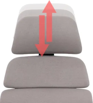 MERCURY Ergonomická kancelárska stolička SPINE tmavo sivá, s opierkou hlavy