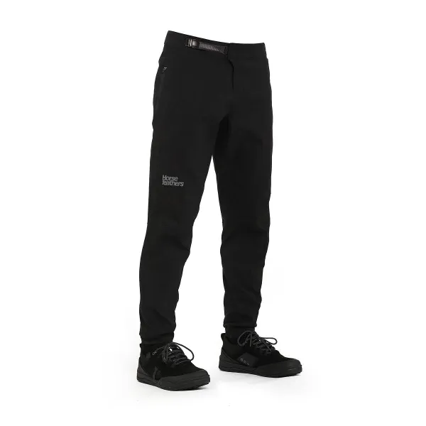 HORSEFEATHERS Bike nohavice Stoker - black BLACK velikost 30