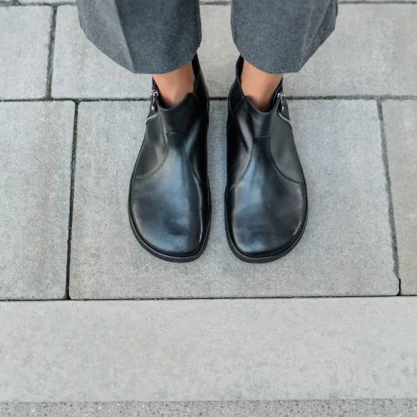 Barefoot členkové čižmy IVY 2.0 Black