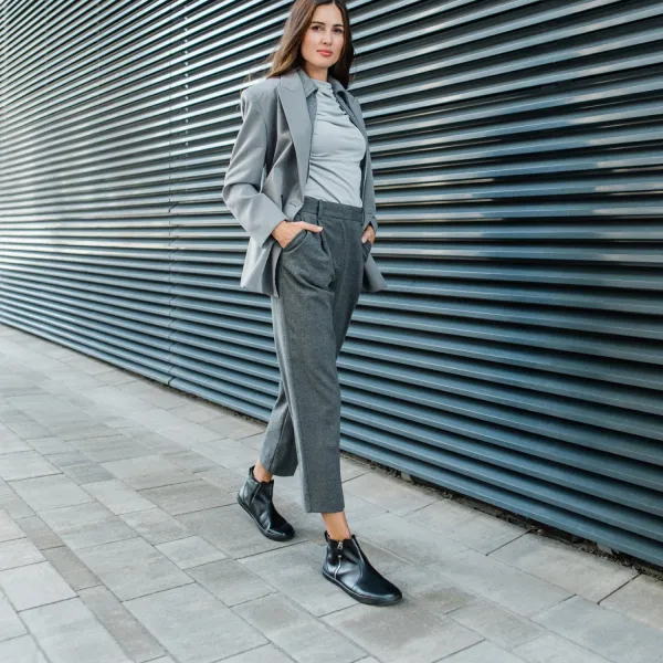 Barefoot členkové čižmy IVY 2.0 Black