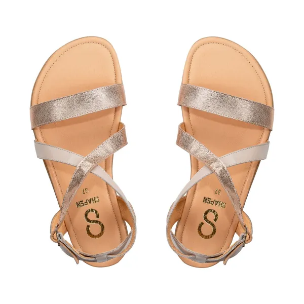 Barefoot sandále CALLA Rose Gold