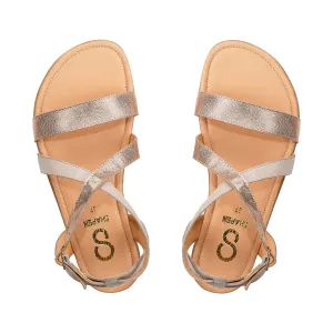 Barefoot sandále CALLA Rose Gold