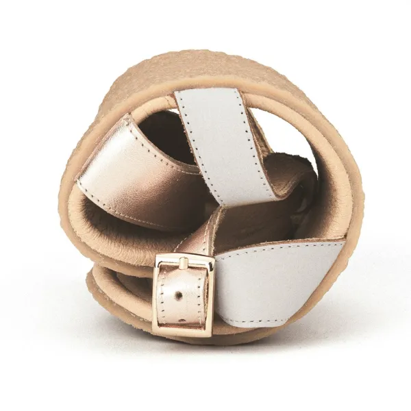 Barefoot sandále CALLA Rose Gold