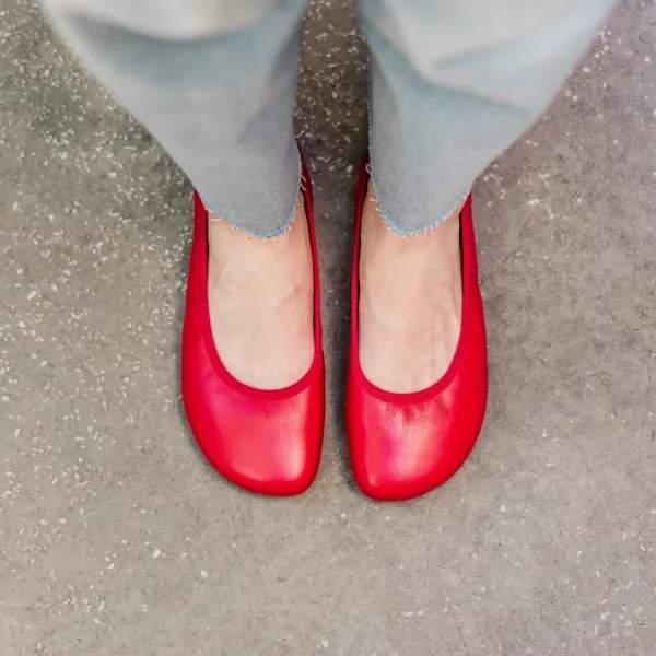 Barefoot baleríny TULIP 3.0 Cherry