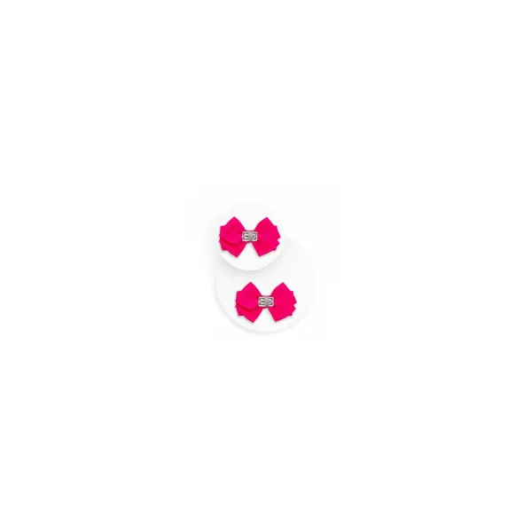 Ozdoby na klip mašle pink